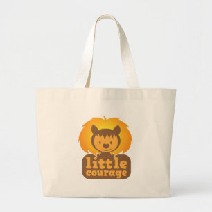 Little Courage - kleine leeuwenjongen Grote Tote Bag