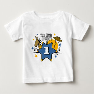 Little Cowboy 1st Birthday T-shirt