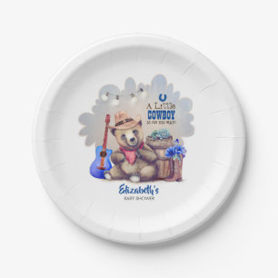 Little Cowboy Beer Baby shower Land Thema Papieren Bordje