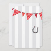 Little Cowboy Buckaroo Birthday Uitnodiging (Achterkant)