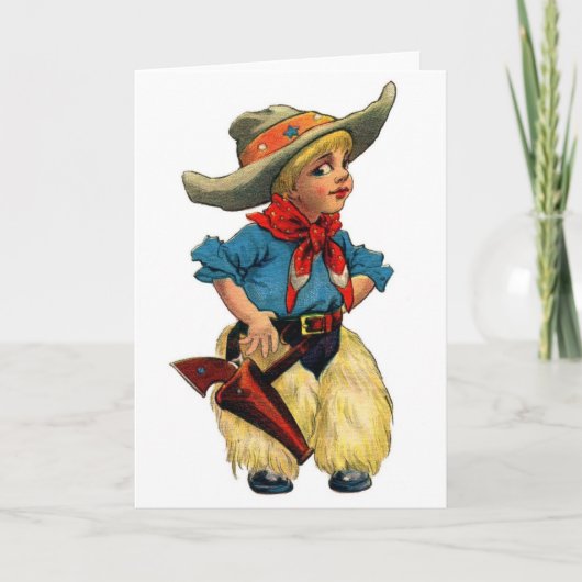 Little Cowboy, Carte de voeux (Devant)