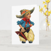Little Cowboy, Carte de voeux (Fleur jaune)