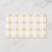 Little Cowboy Modern Western Rodeo Baby Registry Informatiekaartje (Achterkant)