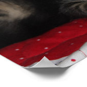 Little Cozy Kitten Poster met kerstmis (Hoek)