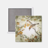 Little Creature-Bull-kopse Shrikes Magneet (Voorkant / Achterkant)