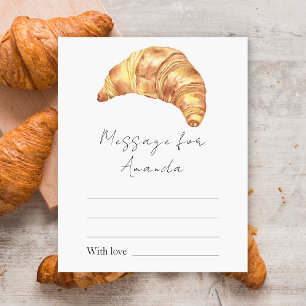 Little Croissant Verjaardag Time capsule bericht