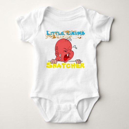 Little Crumb Snatcher Baby T-Shirt (Voorkant)