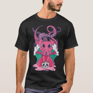 Little Cthulhu Dog Baby Cute Necronomicon Japans T-shirt