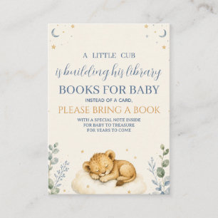 Little Cub-boeken voor baby Informatiekaartje