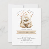 Little Cub Love Baby shower Uitnodiging (Voorkant)
