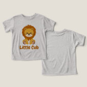 Little Cub Toddler T-shirt (Ontwerp Voorkant & Achterkant)