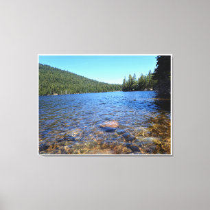 Little Cultus Lake, OF Canvas Afdruk