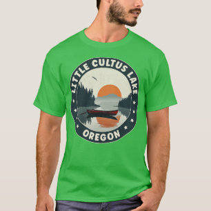 Little Cultus Lake Oregon zonsondergang T-shirt
