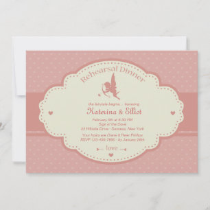 Little Cupid Rehearsal Dinner Invitation Kaart