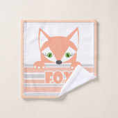 Little, curieux Fox (Gant de toilette)