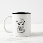Little Cut monstert Tweekleurige Koffiemok (Links)