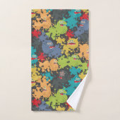 Little cute funny monsters (Serviette à main)