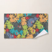 Little cute funny monsters (Serviette à main)