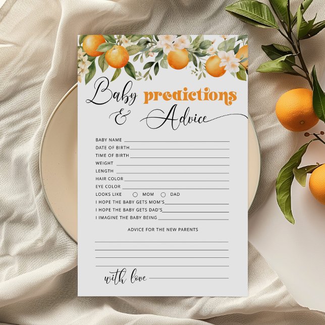 Little cutie Baby prédictions et carte de conseil (Créateur téléchargé)