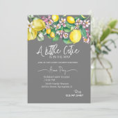 Little cutie baby shower kaart (Staand voorkant)