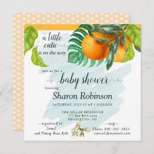 Little Cutie Baby shower Oranje