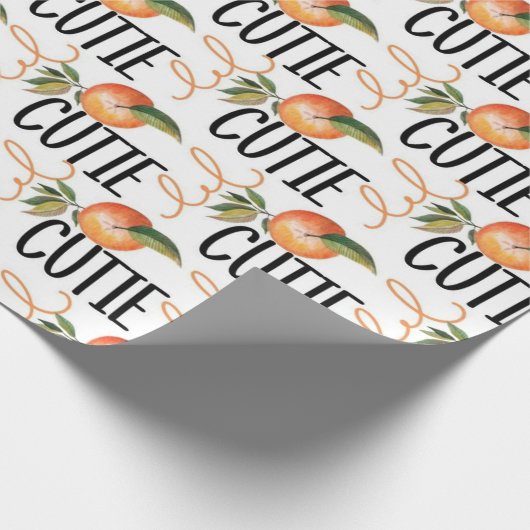 LITTLE CUTIE BABY SHOWER PATTERN CADEAUPAPIER (Hoek)