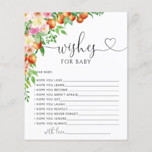 Little Cutie baby shower wenst Baby