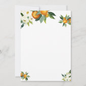 Little Cutie Citrus Baby Shower Invitation (Dos)