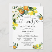 Little Cutie Citrus Baby Shower Invitation (Devant)