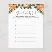 Little Cutie Citrus Babyvoedsel Raden Spelkaart (Voorkant)