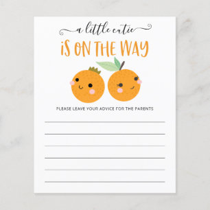 Little Cutie Citrus Gender Reclame Kaarten