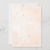 Little Cutie Citrus Orange Baby Shower Kaart (Achterkant)