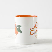 Little Cutie Clementine Baby shower Favoriser Mug (Centre)