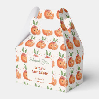 Little Cutie Clementine Citrus Oranje Theme Bedankdoosjes