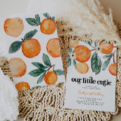 Little Cutie Clementine Invitation d'anniversaire