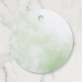 Little Cutie Dank je Baby shower Gift Labels (Achterkant)