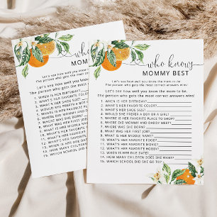 Little Cutie die de beste baby shower van mama ken