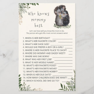 Little Cutie die de beste baby shower van mama ken