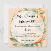 Little Cutie First Birthday Invitation  (Devant)
