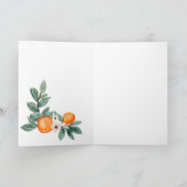 Little Cutie gevouwen baby shower uitnodiging (Binnen)