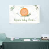 Little Cutie Greenery Baby shower Spandoek (Beurs)