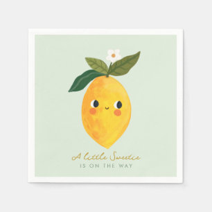 Little Cutie Lemon Baby shower Servet