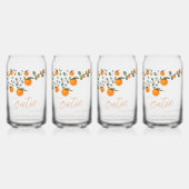 Little Cutie Orange Baby shower neutre de genre (Recto)