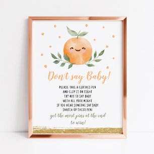 Little Cutie Orange Don't Say Baby Spel