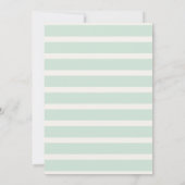 Little Cutie Oranje Baby shower Invitation Kaart (Achterkant)