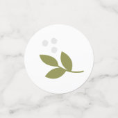 Little Cutie Oranje Table Confetti (Kleine voorkant)