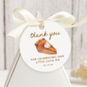Little Cutie Pie Baby shower Bedankt Bedankjes Labels