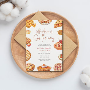 Little cutie pie baby shower kaart