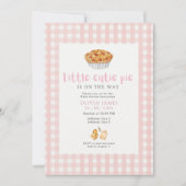 Little cutie pie baby shower kaart (Voorkant)