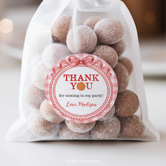 Little Cutie Pie Coquette Verjaardag Ronde Sticker